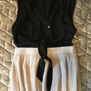 H&M Gold Skirt